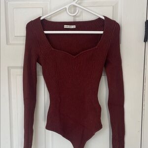 Abercrombie Long Sleeve Bodysuit